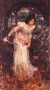 John William Waterhouse The Lady of Shalott painting